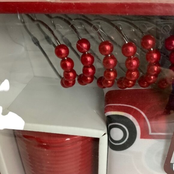 Christmas Bath Set Farm Trucks Christmas Fabric Shower Curtain Accessories 15 Pc - Picture 4 of 9